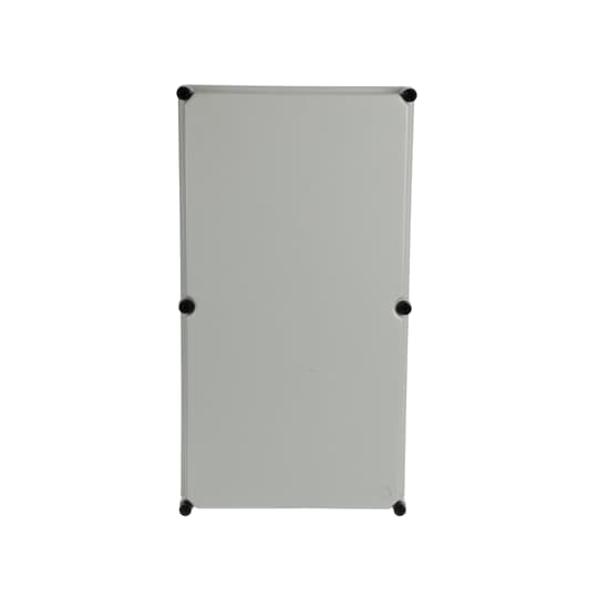 Couvercle 555x300x45mm Polyester, RAL7035 gris avec vis de couvercle