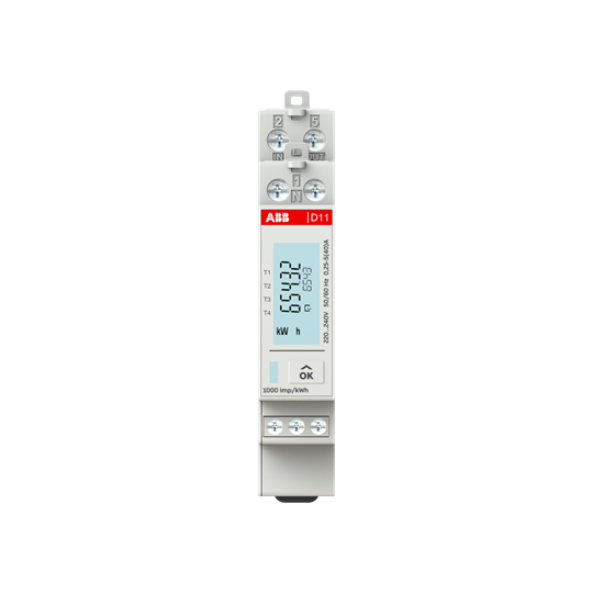 Compteur de courant alternatif 40 A, MID, 1DO+1DI en gros