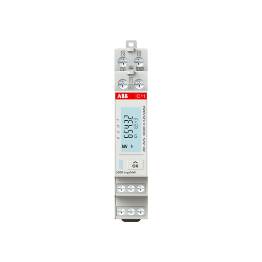 Compteur de courant alternatif 40A, Modbus RTU, MID, 1DO+1DI en gros