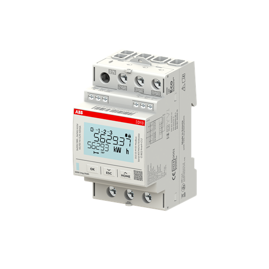 Drehstromzähler 65A, Modbus RTU, MID, 1DO+1DI Grossverpackung