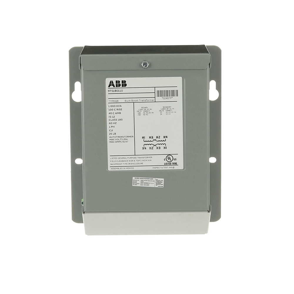 Transform Eb 9T51B0110 | Buck Boost Autotransformer | Dry Type, Encapsulated ...
