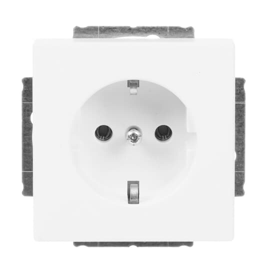 SCHUKO® Steckdosen-Einsatz studioweiß matt - Plattform 63