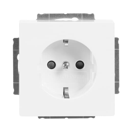 SCHUKO® Steckdosen-Einsatz Safety+ studioweiß - Plattform 63