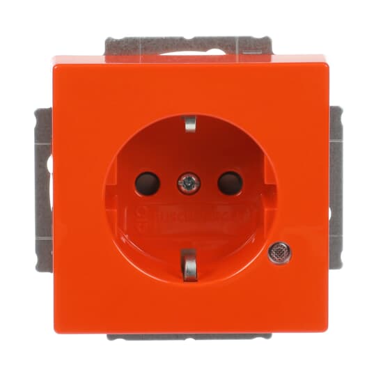 SCHUKO® Steckdosen-Einsatz Safety+ mit LED Kontrolllicht /grün orange -