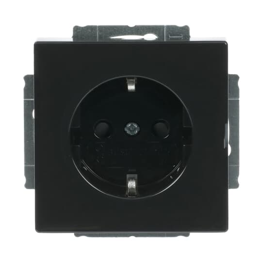 SCHUKO® Steckdosen-Einsatz Safety+ ohne Spreize anthrazit - Plattform 63