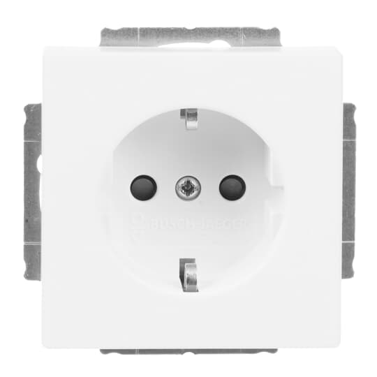 SCHUKO® Steckdosen-Einsatz Safety+ ohne Spreize studioweiß matt - Plattform 63