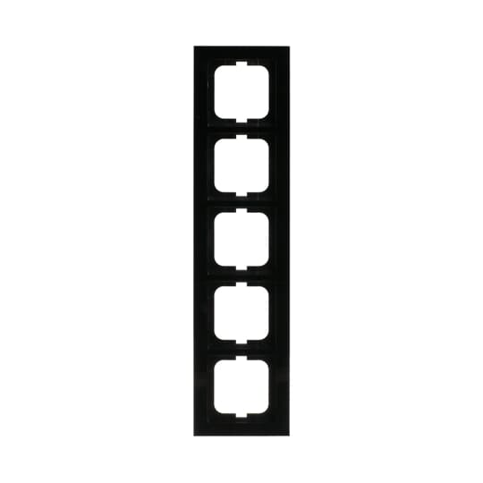 Abdeckrahmen 5-fach schwarz - Busch-axcent®