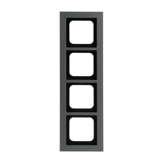 Abdeckrahmen 4-fach platin - Busch-axcent® pur