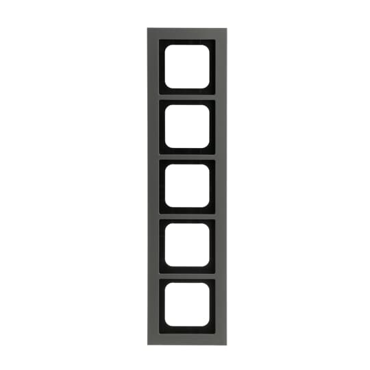 Abdeckrahmen 5-fach platin - Busch-axcent® pur