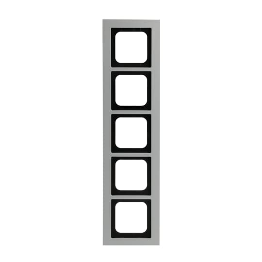 Abdeckrahmen 5-fach titan - Busch-axcent® pur