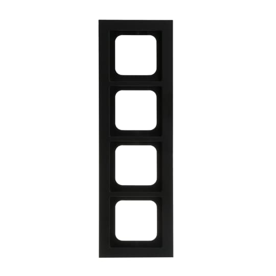 Abdeckrahmen 4-fach schwarz matt - Busch-axcent® pur