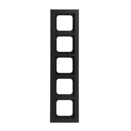 Abdeckrahmen 5-fach schwarz matt - Busch-axcent® pur