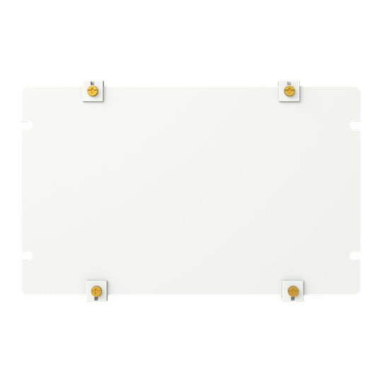 Plaque de montage en acier 260x160x2mm VMS Plaque de montage avec fixation VE 1