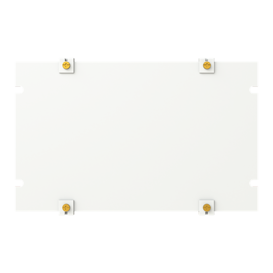 Plaque de montage en acier 380x260x2mm Plaque de montage VMS avec fixation VE 1