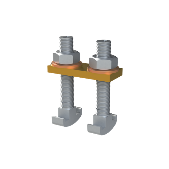 CU-Verbindungslasche 250A für Parallelkupfer 2x12x5mm