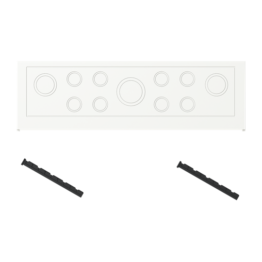 Fl44 1xM50/40+2xM40/32+8xM25/20 VMS40 Flansch mit Befestigung VE 1