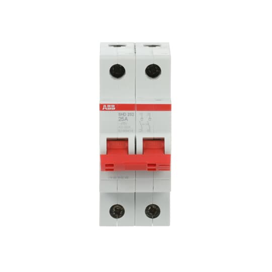 Disjoncteur de charge 2P, 25 A, aucun accessoire montable