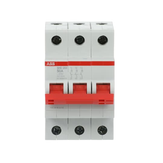Interrupteur de sectionnement 3P, 50 A, aucun accessoire montable