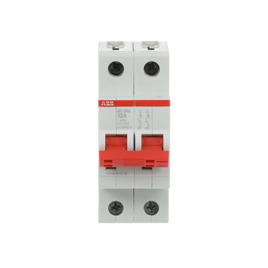 Disjoncteur de déconnexion 2P, 32 A