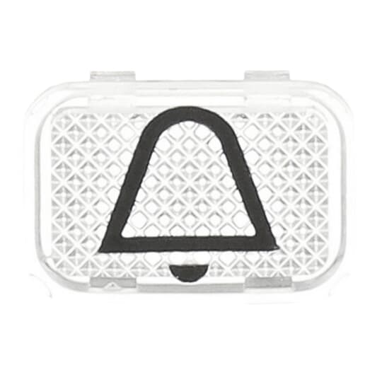 Tastersymbol, transparent Klingel