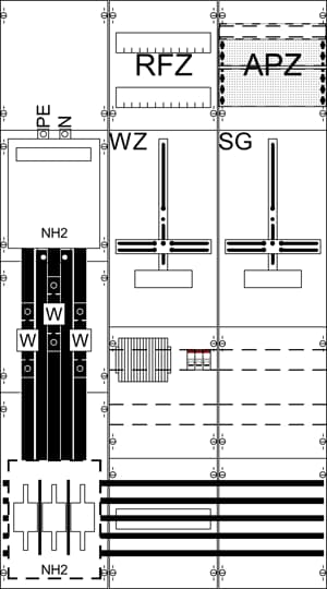 Panneau de mesure pour transformateur