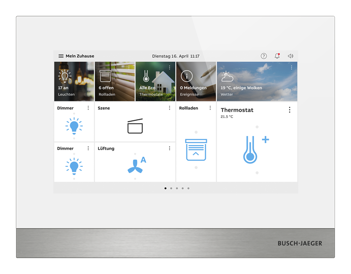 IP Touch 7", LAN + LAN, weiß