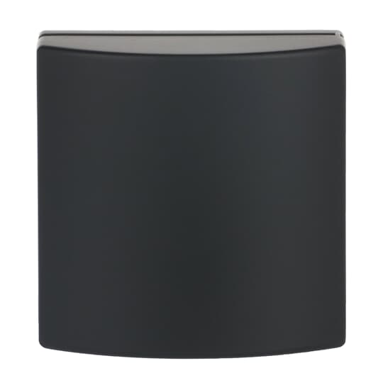 Zwischenring 50x50 mm mit Klappdeckel Kommunikations-Steckverbinder schwarz