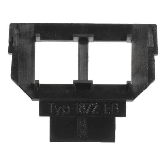 Sockel 2 x 6- und 8-polige Modular-Jack, Kat. 5, ungeschirmt