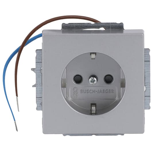 Busch-steplight® SCHUKO® Steckdosen-Einsatz Safety+ mit LED