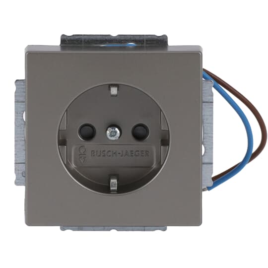 Busch-steplight® SCHUKO® Steckdosen-Einsatz Safety+ mit LED