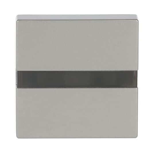 Busch-Komfortschalter® flex mit Orientierungslicht, edelstahl - pur edelstahl