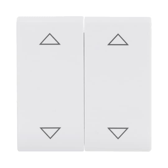 Wippe mit Aufdruck mit Symbol "Pfeil hoch/runter" KNX-Tasterankopplung