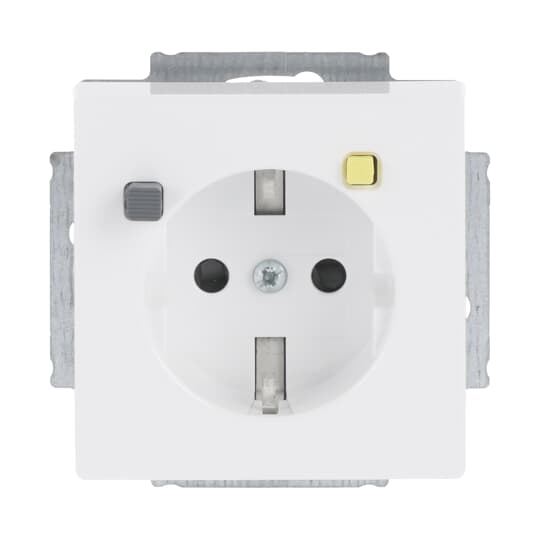 FI-SCHUKOMAT SCHUKO® Steckdosen-Einsatz Safety+ studioweiß - Plattform 63