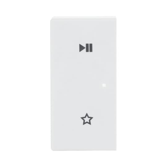 Wippe 2-fach links, mit Symbol "Play/Pause"