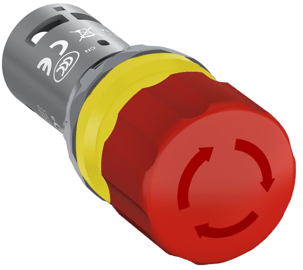 ABB | CE3T-10R-02 | Emergency Stop Button Compact 30mm Emergency Stop Complete Ip67 Ce3t 10r 02 Eb12104821