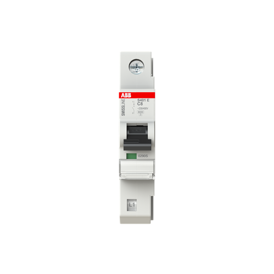 Disjoncteur C-Char., 8 A, 6 kA, 1P, enfichable