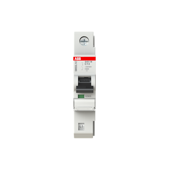 Disjoncteur C-Char., 13 A, 10 kA, 1P, enfichable