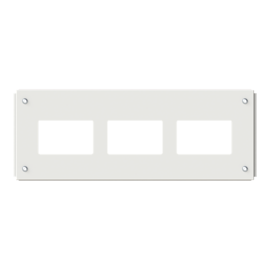 Tôle de recouvrement 3FB/T3 pour flans TZ, montée sur armoire TriLine, accessoire