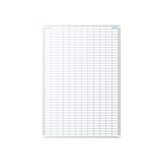 Plaque de montage 650x450 pour perforation, tôle d'acier 1,5 mm pour ARIA 75