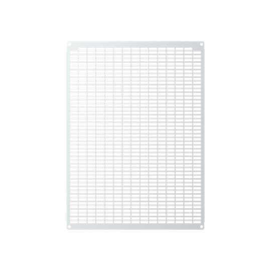 Plaque de montage 750x550 avec perforations, tôle d'acier 1,5 mm pour ARIA 86