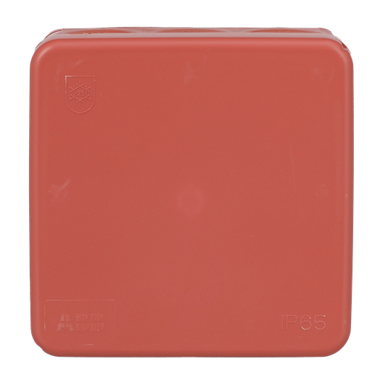 Kabelabzweigdose IP65 86mm x 86mm rot