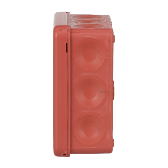 Kabelabzweigdose IP65 86mm x 86mm rot