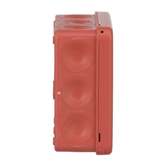 Kabelabzweigdose IP65 86mm x 86mm rot