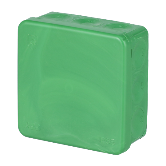 Kabelabzweigdose IP65 86mm x 86mm grün