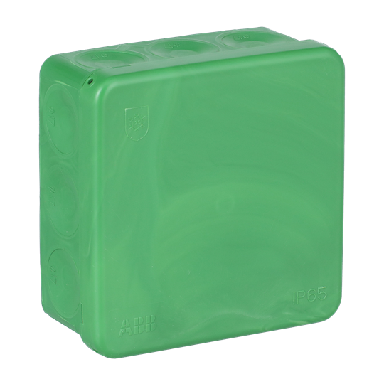 Kabelabzweigdose IP65 86mm x 86mm grün