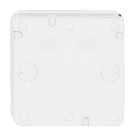 Kabelabzweigdose IP65 86mm x 86mm grau