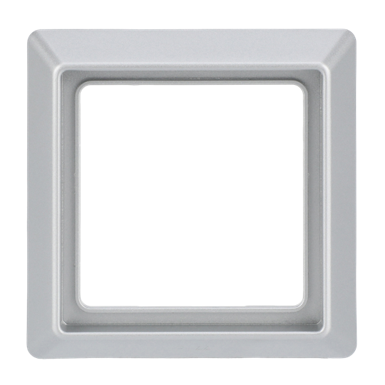Abdeckrahmen 1-fach alusilber - Allwetter 44® (IP44)