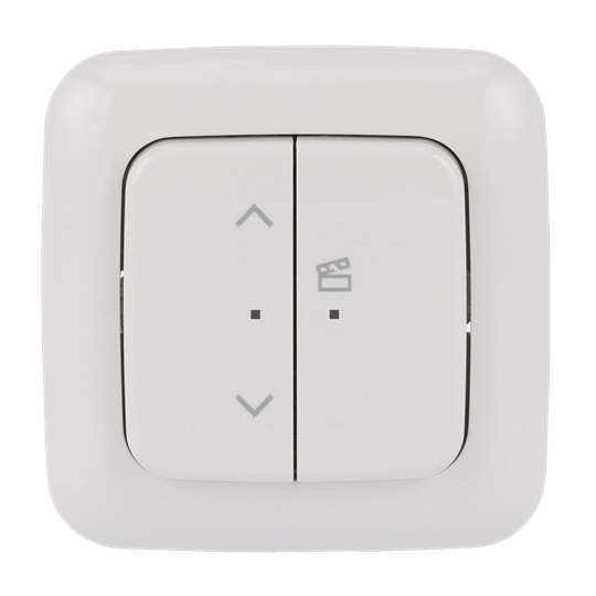 Jalousie-Einsatz flex, 1-fach, Komplettset, 2-fach Bedienelement, Wireless