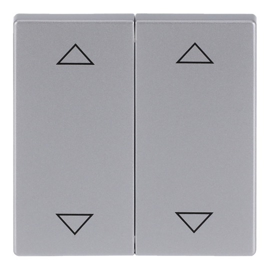 Wippe mit Aufdruck mit Symbol "Pfeil hoch/runter" KNX-Tasterankopplung