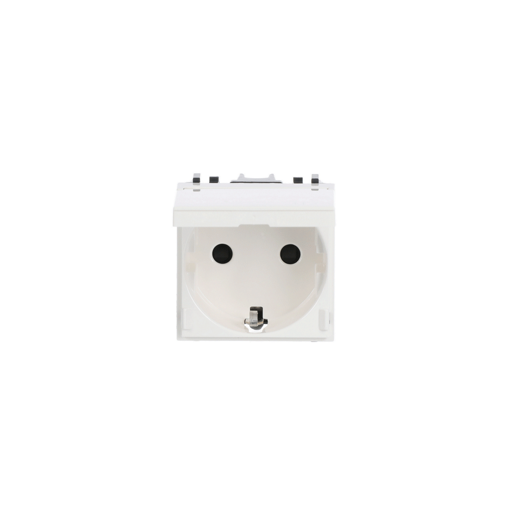 B.enchufe 2P+T c/ tapa p. inf. BL